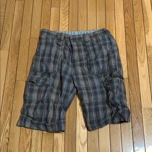 GUESS plaid shorts for sale!